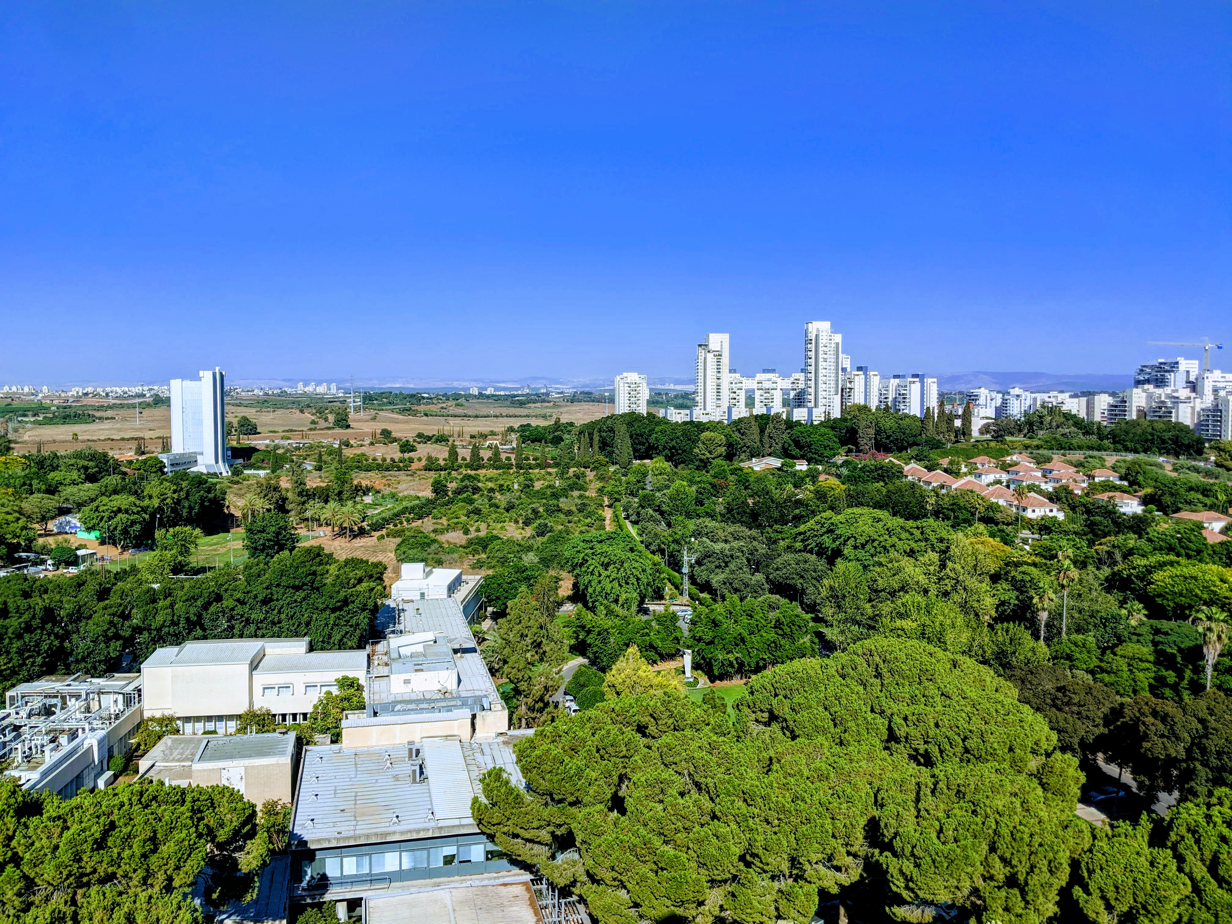 The amazing view from the observatory, previously a particle accelerator